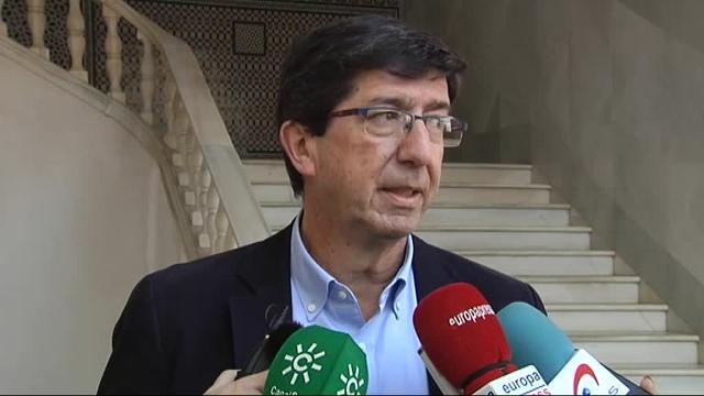 Juan Marín rechaza las imposiciones de Vox: &quot;Aquí solo hay una negociación y es la del PP y Cs&quot;