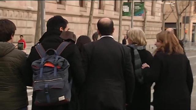 Artur Mas, a las puertas del Palacio de Justicia de Barcelona