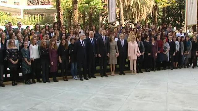 Visita de los Reyes al Museo Thyssen