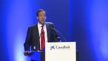 Gual defiende el cambio de sede de CaixaBank como la mejor decisión posible en su primera junta en Valencia