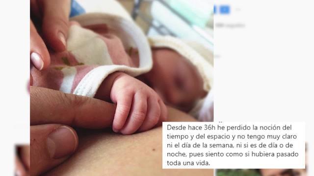 Natalia Sánchez y Marc Clotet, padres de una niña Lia