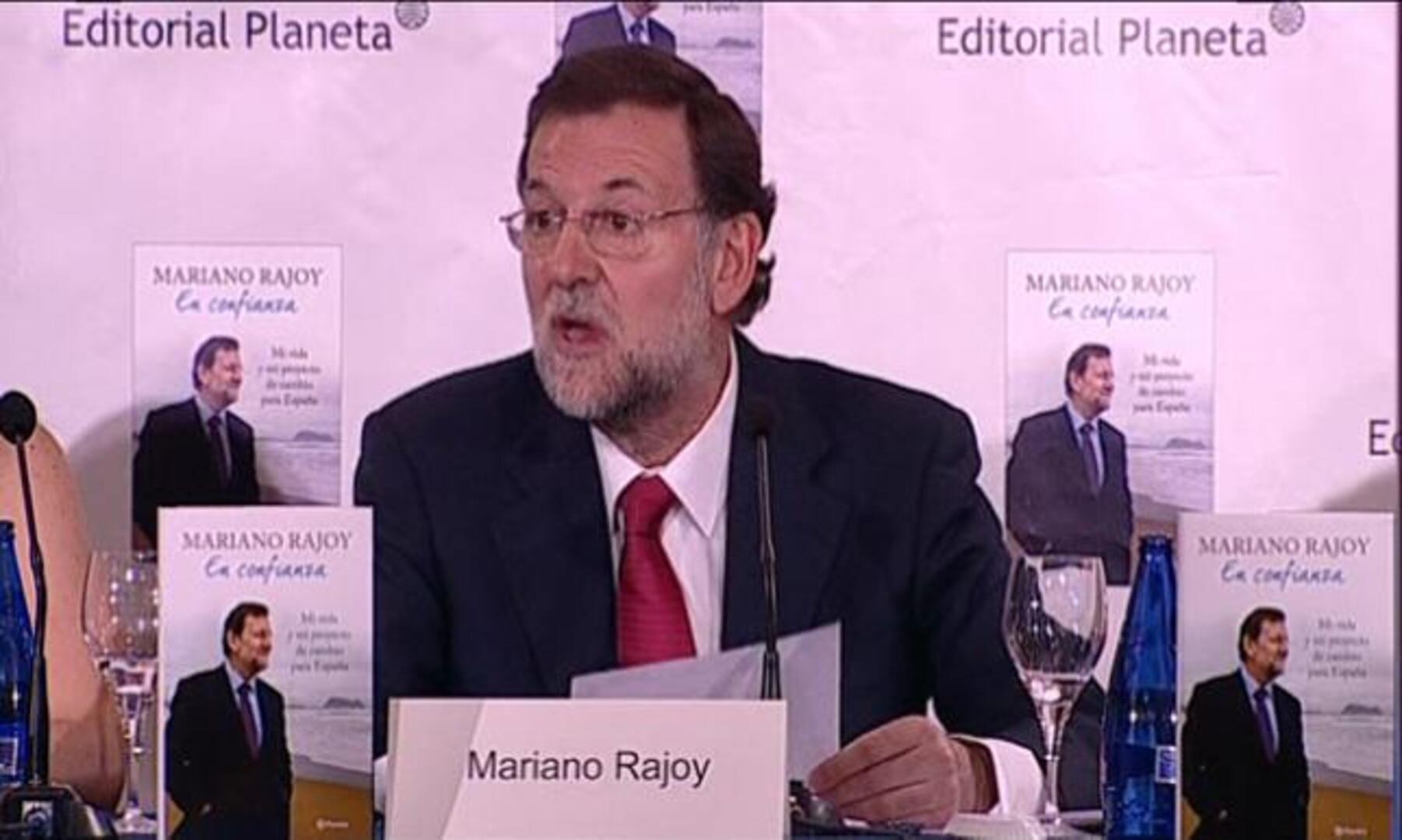 Mariano Rajoy reconcilia al PP en la presentación de su libro