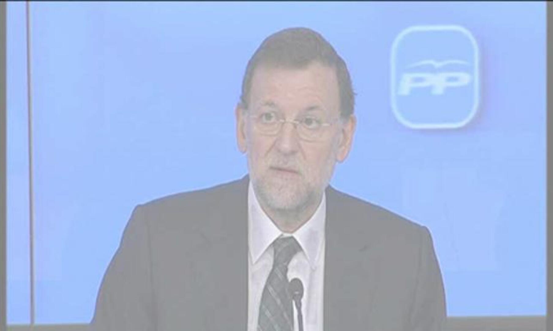 Rajoy: «Hoy no estoy en condiciones de dar buenas noticias a los españoles, pero lo estaré en el futuro»