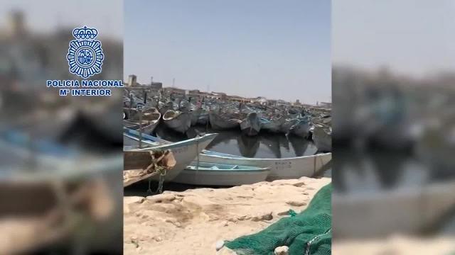 Detenidas 18 personas preparadas para salir en cayuco hasta Canarias