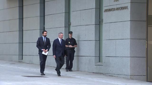 Gallardón entra a comparecer a la Audiencia Nacional