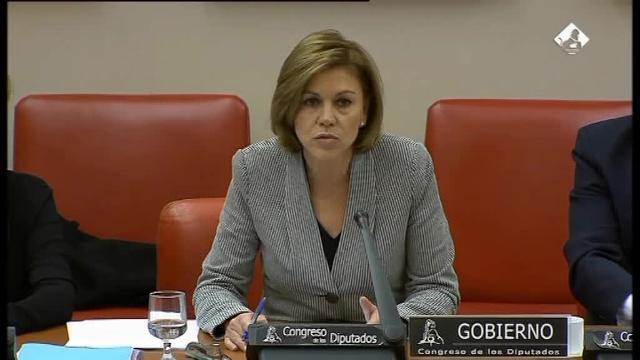 Vídeo: Cospedal admite la «responsabilidad» del Gobierno