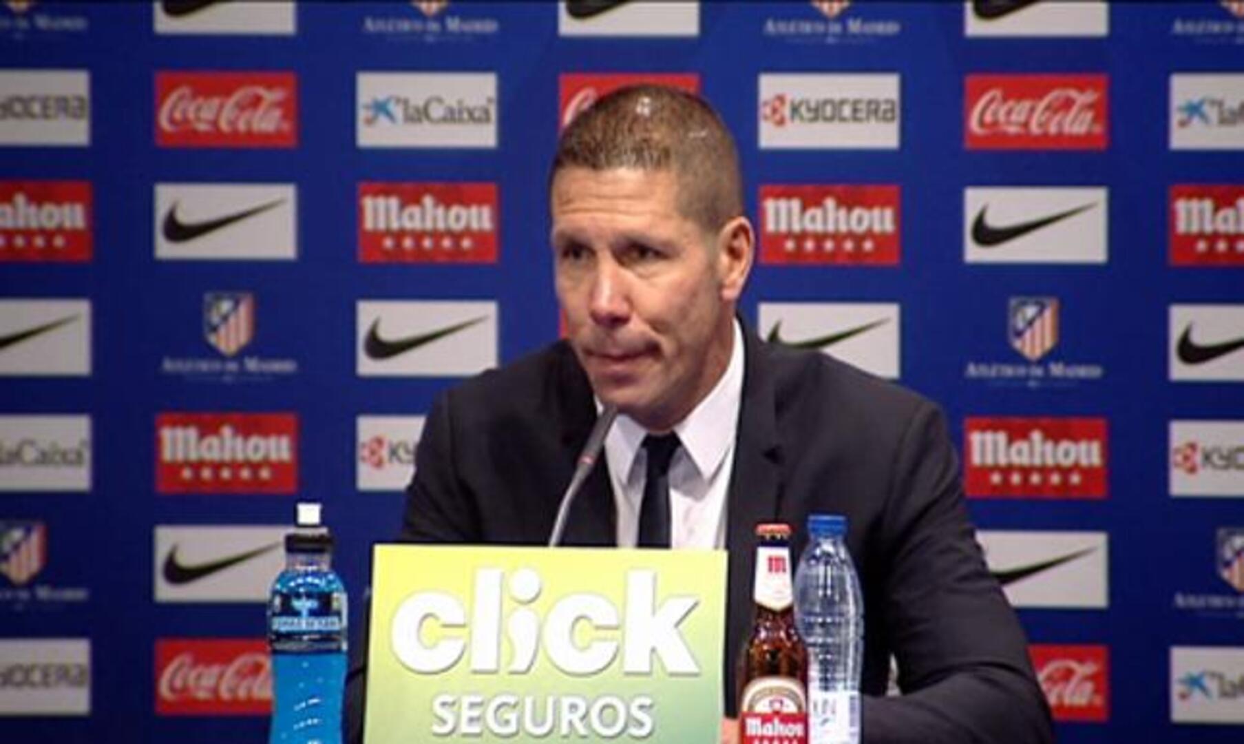 Simeone: «Los jugadores se están encontrando con ellos mismos»