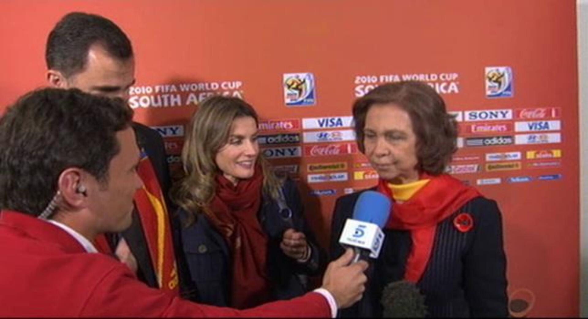 La Reina y los Príncipes, eufóricos