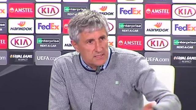 Setién: &quot;No es un fracaso, es una decepción&quot;