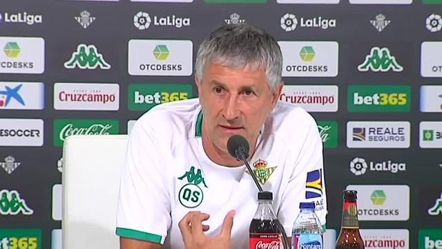 Setién sobre los partidos de la Liga en EEUU: &quot;No sé cómo vamos a llevar a los 60.000 socios&quot;