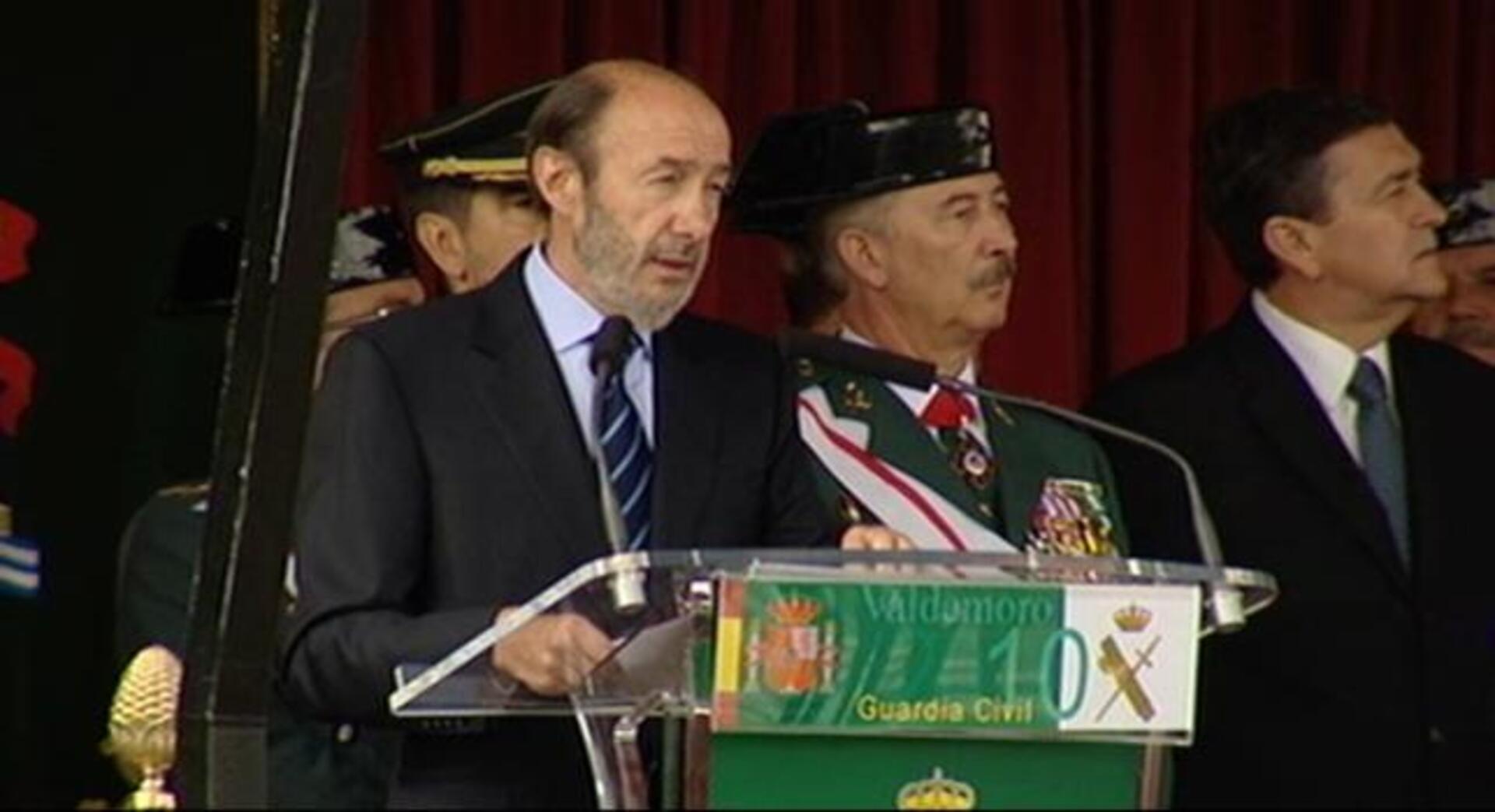 Pitada de la Guardia Civil a Rubalcaba