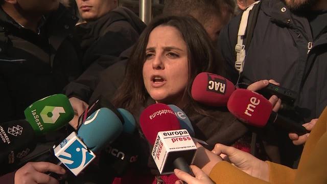 La CUP critica la actuación &quot;represiva&quot; de los Mossos