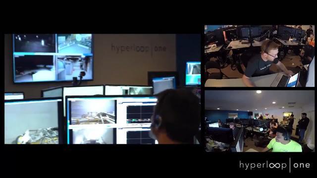 Detalle de la cabina de pasajeros, XP-1, en fase de pruebas