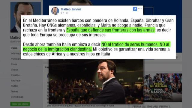 Italia cierra la puerta a un barco con 629 migrantes a bordo