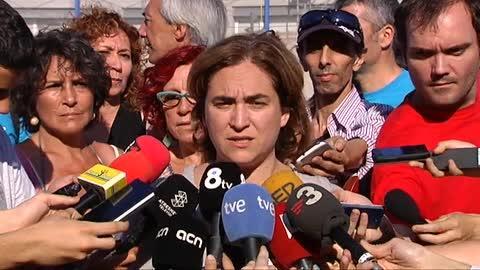 Íñigo Errejón, a las puertas del CIE de Aluche, este miércoles