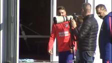 Simeone sigue preparando el partido de Liga ante el Rayo