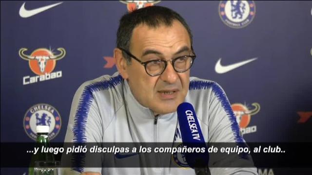 Sarri: &quot;Kepa cometió un gran error, pero tenemos que ser tolerantes&quot;
