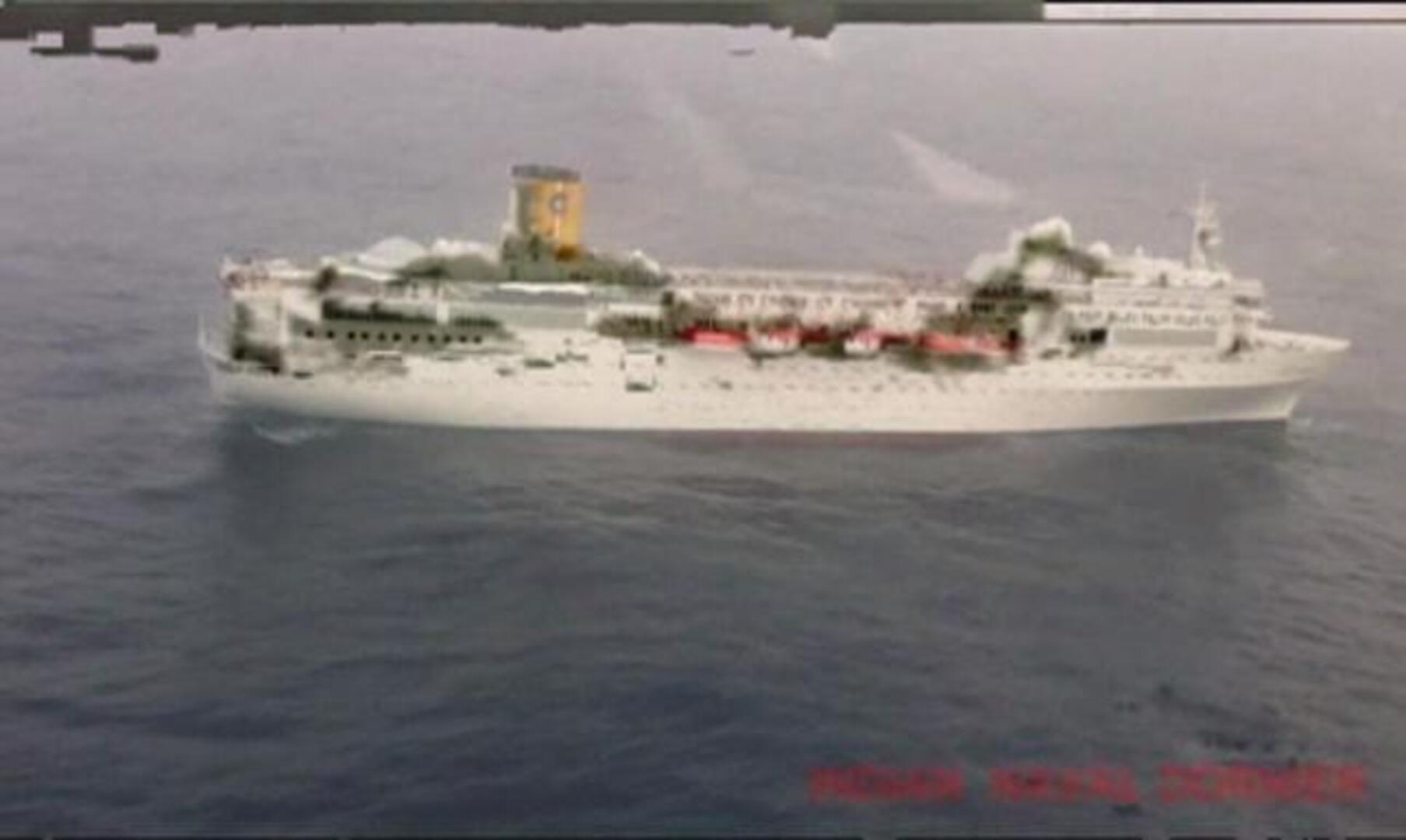 El crucero «Costa Allegra», remolcado a las islas Seychelles