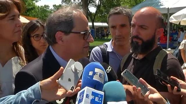 Torra, tras el desplante a Moranés: &quot;El discurso me pareció un insulto personal&quot;