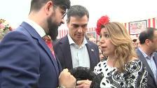 Pedro Sánchez y Susana Díaz se reencuentran en la Feria de Abril