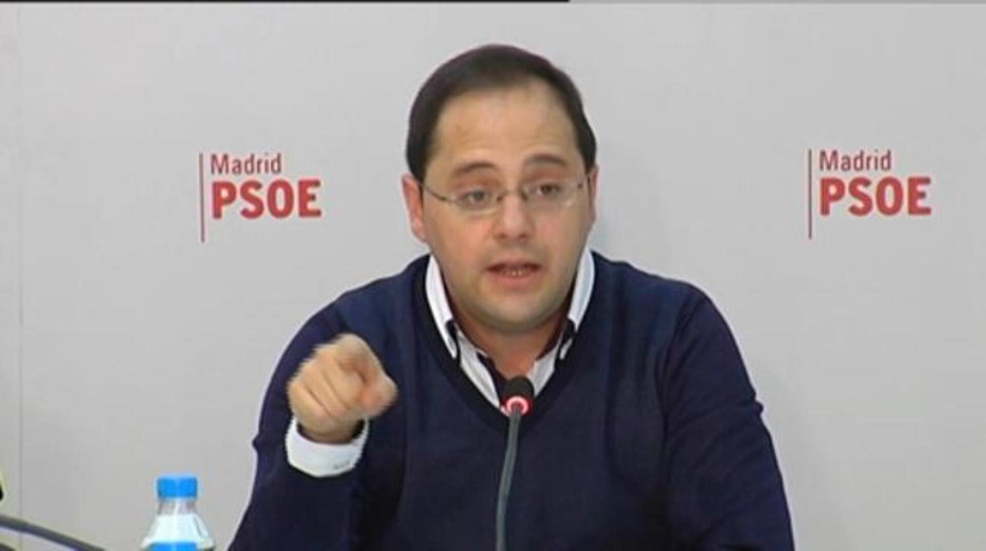 César Luena, y la secretaria de general del PSOE-M, Sara Hernández