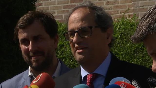 Torra asegura que su objetivo es restaurar el &quot;gobierno legítimo&quot; de Puigdemont