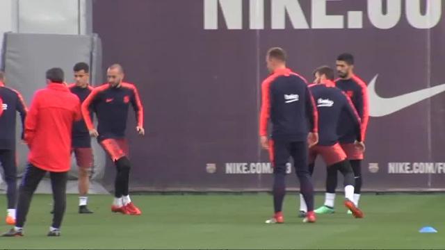 El FC Barcelona prepara el partido frente al Celta de Vigo
