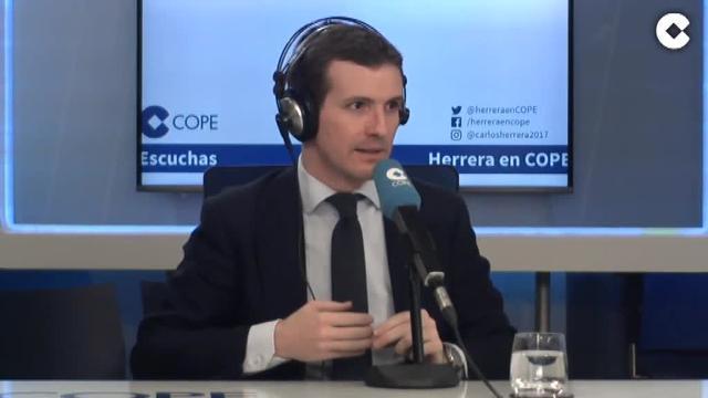 Casado asegura que la concentración del domingo es &quot;la mejor moción de censura que se le puede hacer a Pedro Sánchez&quot;