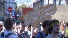 París marcha para pedir mayor implicación en la lucha contra el cambio climático