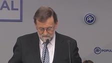 Rajoy anuncia que deja la presidencia del Partido Popular