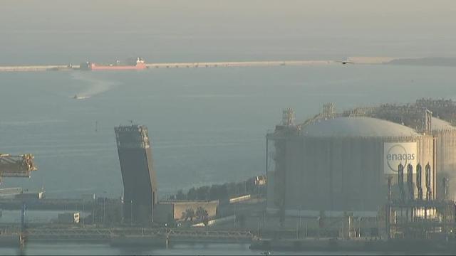 El buque ruso, estacionado en el Puerto tras el suceso