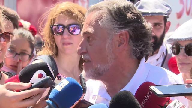 Pepu Hernández se muestra &quot;contento&quot; porque las &quot;fuerzas progresistas avanzan&quot;