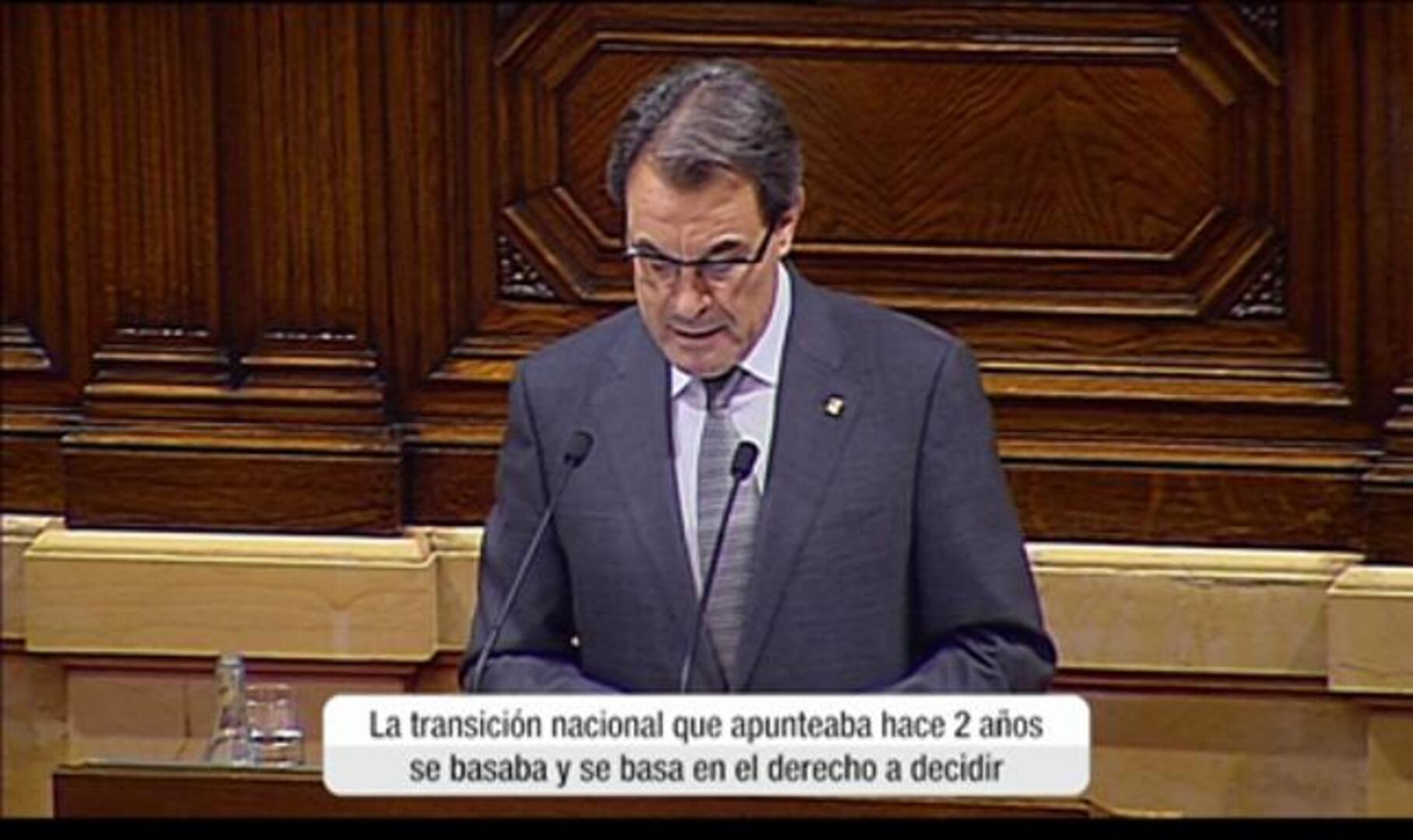 Mas: «España no quiere ser cambiada, pero Cataluña no quiere ser absorbida»