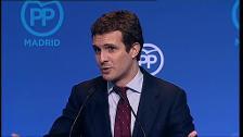 Casado siente "vergüenza, indignación y preocupación" tras la reunión entre Sánchez y Torra ayer