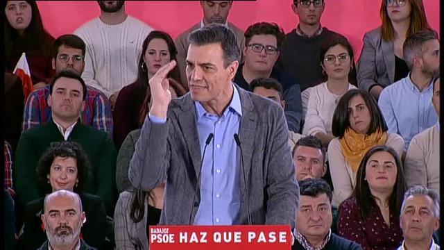 Sánchez: &quot;El PSOE es el único partido que puede evitar la suma de las derechas&quot;