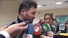 Rufián dice que la elección de Marchena es un premio a los "que han auspiciado la represión hacia el pueblo de Cataluña"