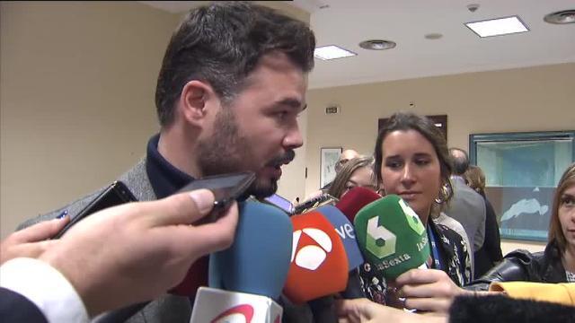 Rufián dice que la elección de Marchena es un premio a los &quot;que han auspiciado la represión hacia el pueblo de Cataluña&quot;