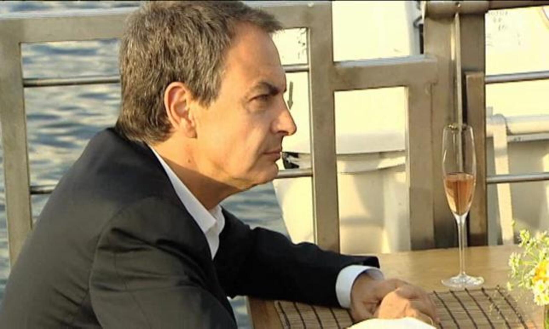 Medvédev y Zapatero, cena y paseo en barco por el Neva en San Petersburgo