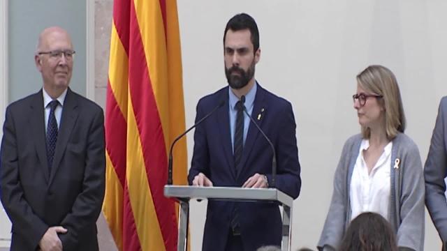 Turull, Forn, Rull y Sànchez dejan su huelga de hambre