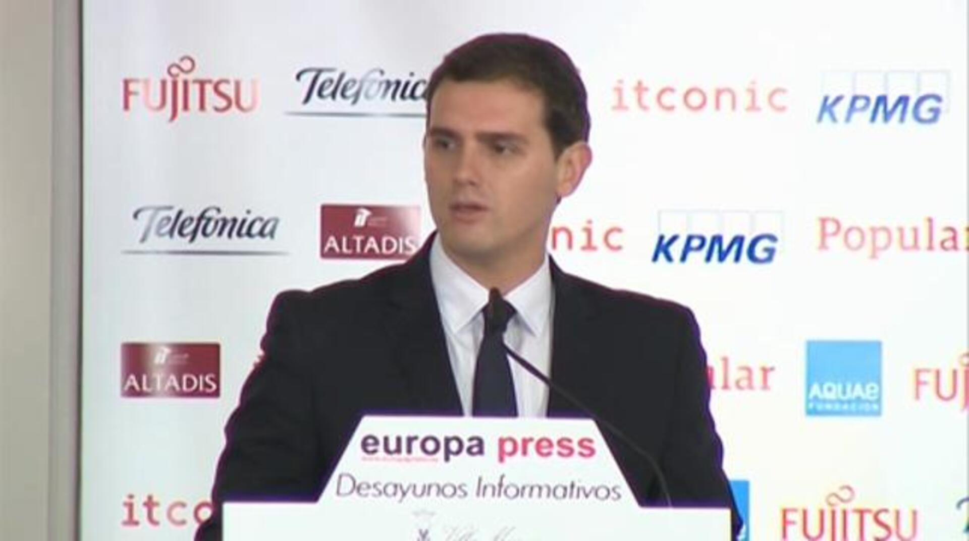 Albert Rivera, presidente de Ciudadanos