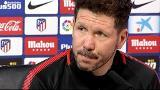 Simeone: "Tengo una plantilla corta pero importante"