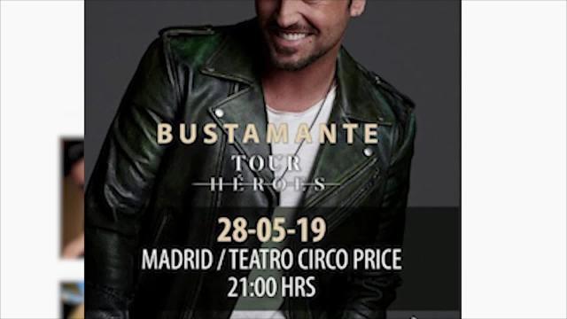Bustamante comparte con sus seguidores las fechas de su tour &#039;Héroes&#039;