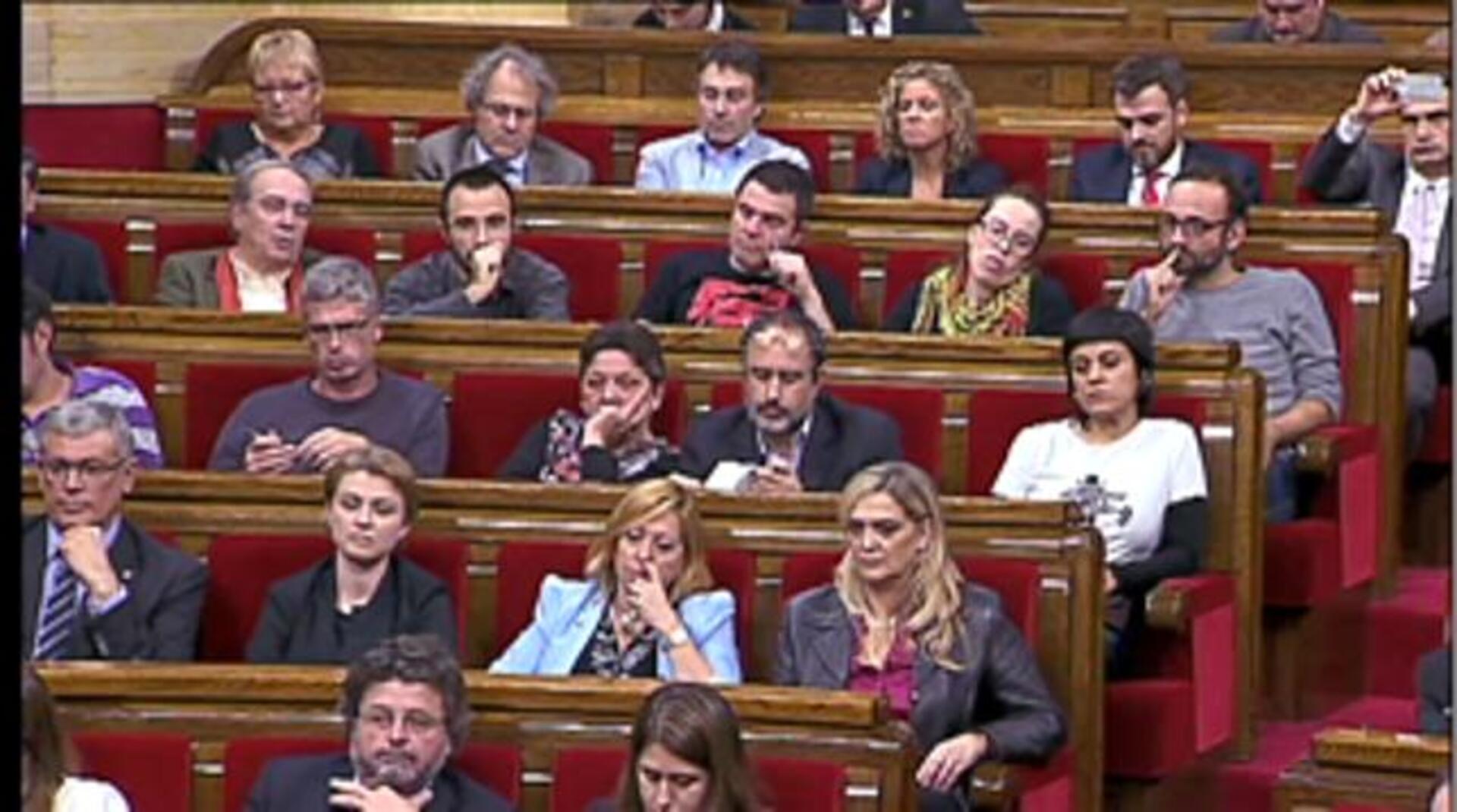 Artur Mas, en el Parlament