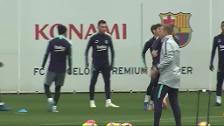 Messi y Umtiti vuelven a entrenar con el grupo y continúan su recuperación