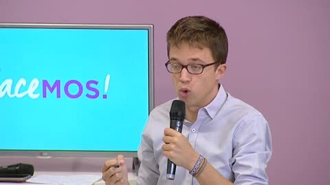 Íñigo Errejón, en el Congreso