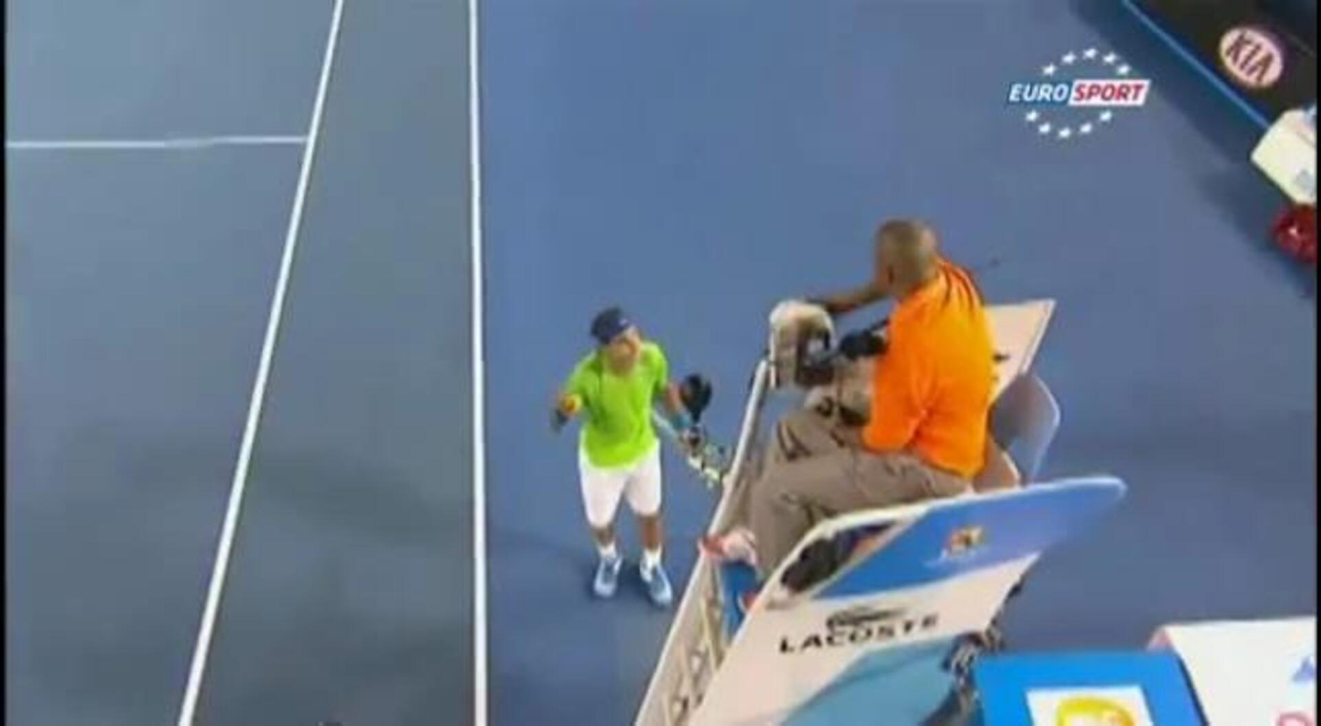 Nadal: «Te digo una cosa Carlos, no aciertas ni una»