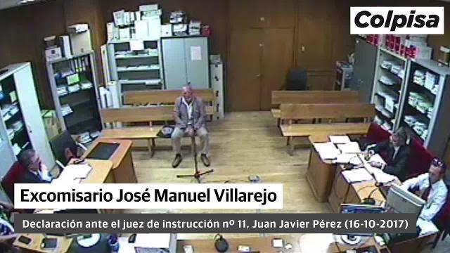 Villarejo, a cara descubierta ante la justicia