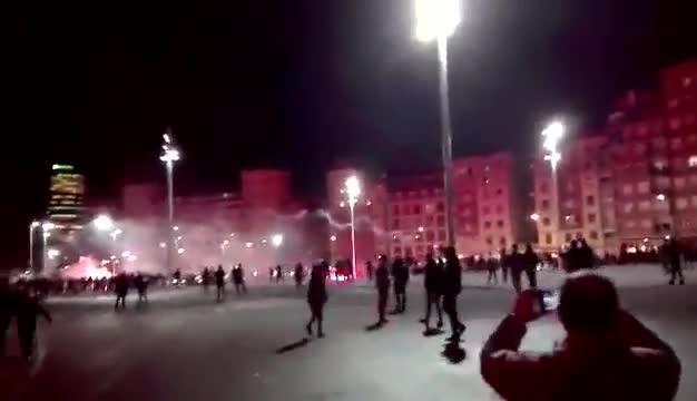 Ultras del Spartak causan altercados en San Mamés