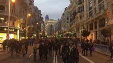 Manifestación multitudinaria en Madrid por el 8M