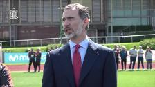 El Rey Felipe VI despide a la Selección